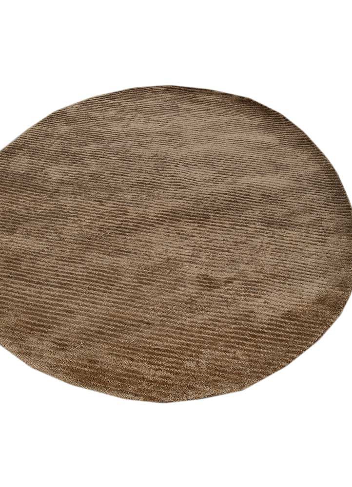come around beige and brown viscose hand tufted Rug - FoldShot come around beige and brown viscose hand tufted Rug - FoldShot