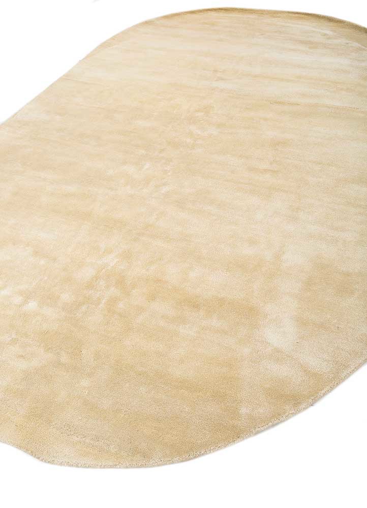 cera gold viscose hand tufted Rug - FoldShot