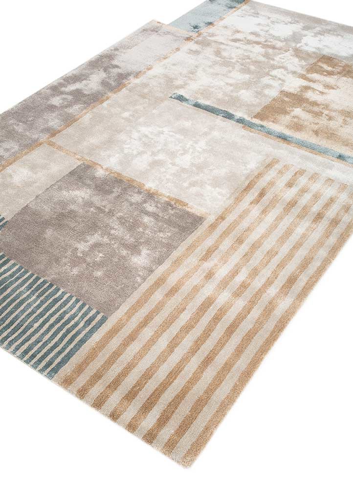 come around ivory viscose hand tufted Rug - FoldShot come around ivory viscose hand tufted Rug - FoldShot