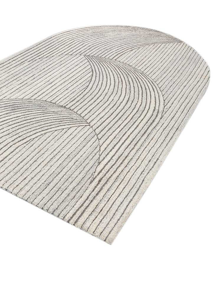 pathways ivory wool and viscose hand tufted Rug - FoldShot pathways ivory wool and viscose hand tufted Rug - FoldShot