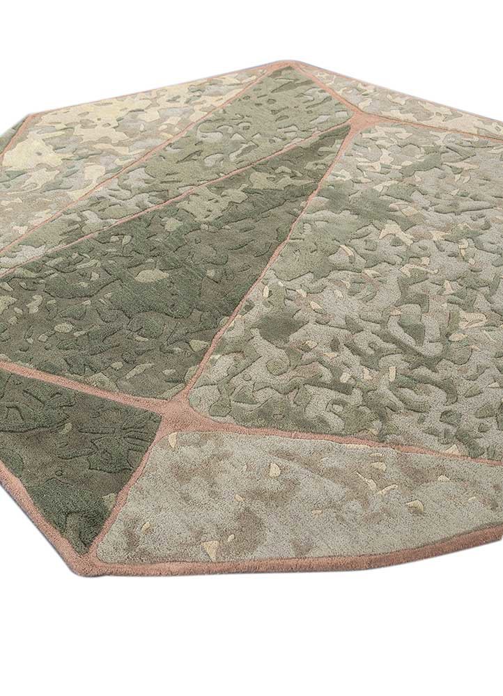 lucid green wool and viscose hand tufted Rug - FoldShot lucid green wool and viscose hand tufted Rug - FoldShot