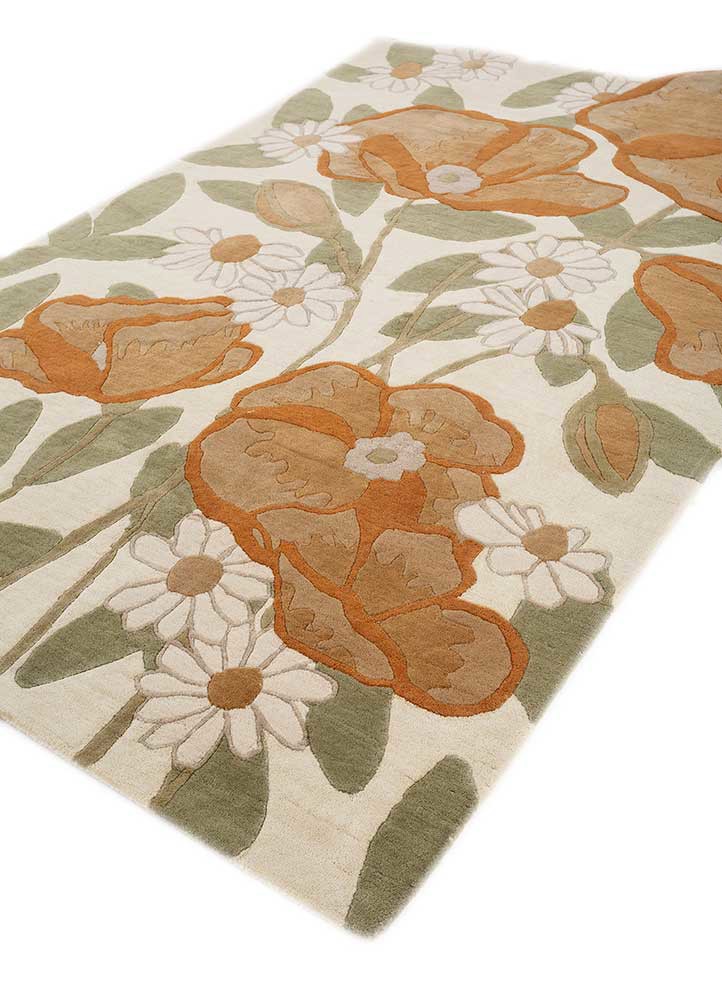 hacienda ivory wool hand tufted Rug - FoldShot hacienda ivory wool hand tufted Rug - FoldShot