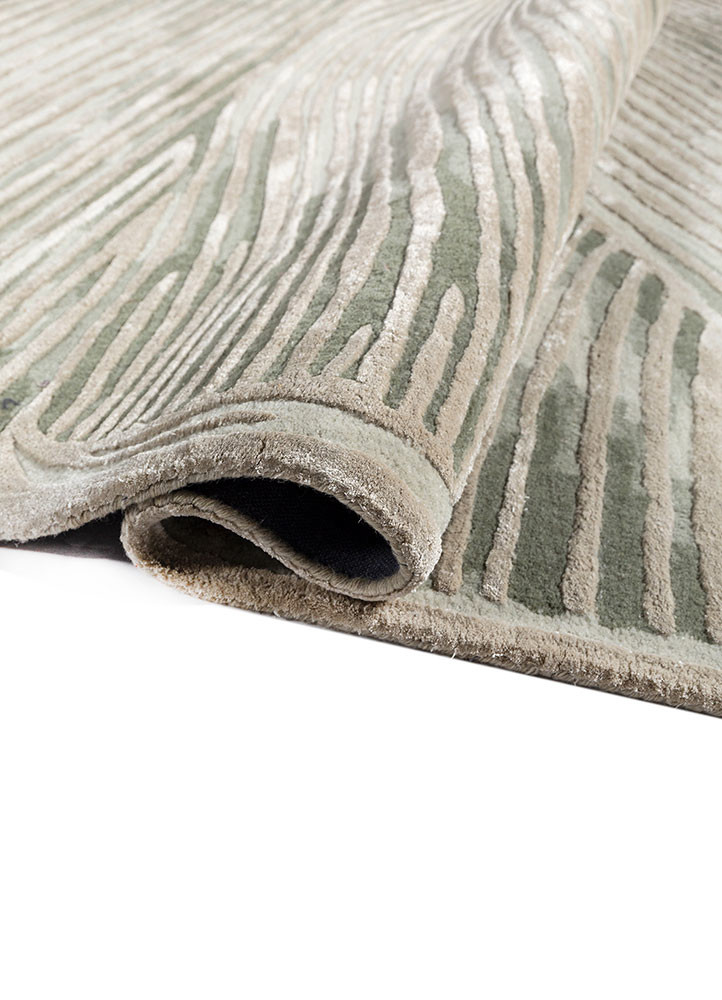 lucid gold wool and viscose hand tufted Rug - FoldShot lucid gold wool and viscose hand tufted Rug - FoldShot