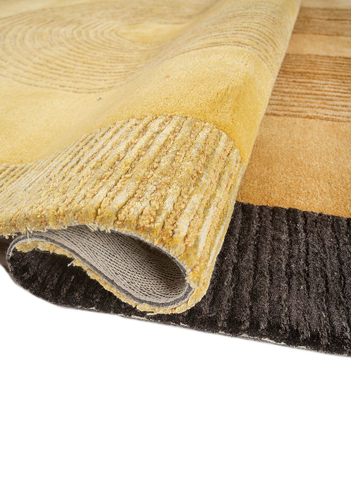 caliedo gold wool and viscose hand tufted Rug - FoldShot caliedo gold wool and viscose hand tufted Rug - FoldShot