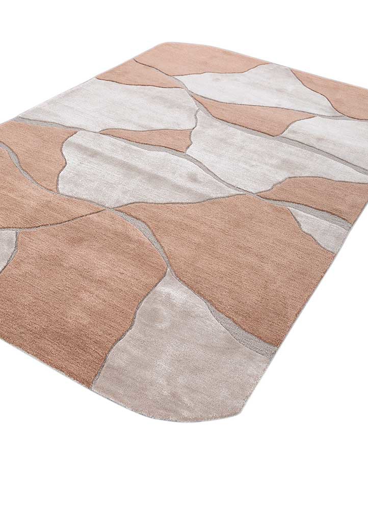 come around ivory wool and viscose hand tufted Rug - FoldShot come around ivory wool and viscose hand tufted Rug - FoldShot