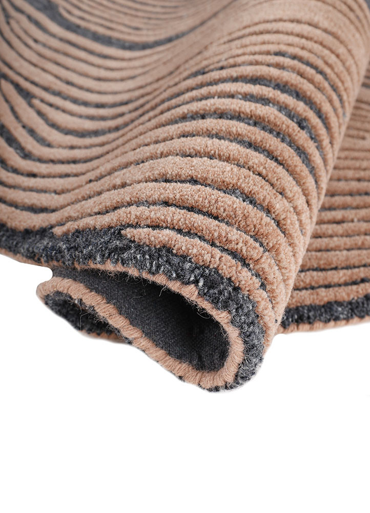 pathways red and orange wool hand tufted Rug - FoldShot pathways red and orange wool hand tufted Rug - FoldShot