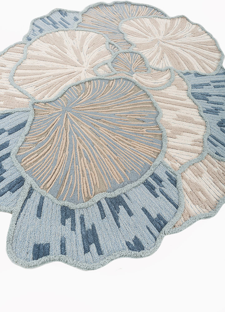 aurelia grey and black wool and viscose hand tufted Rug - FoldShot