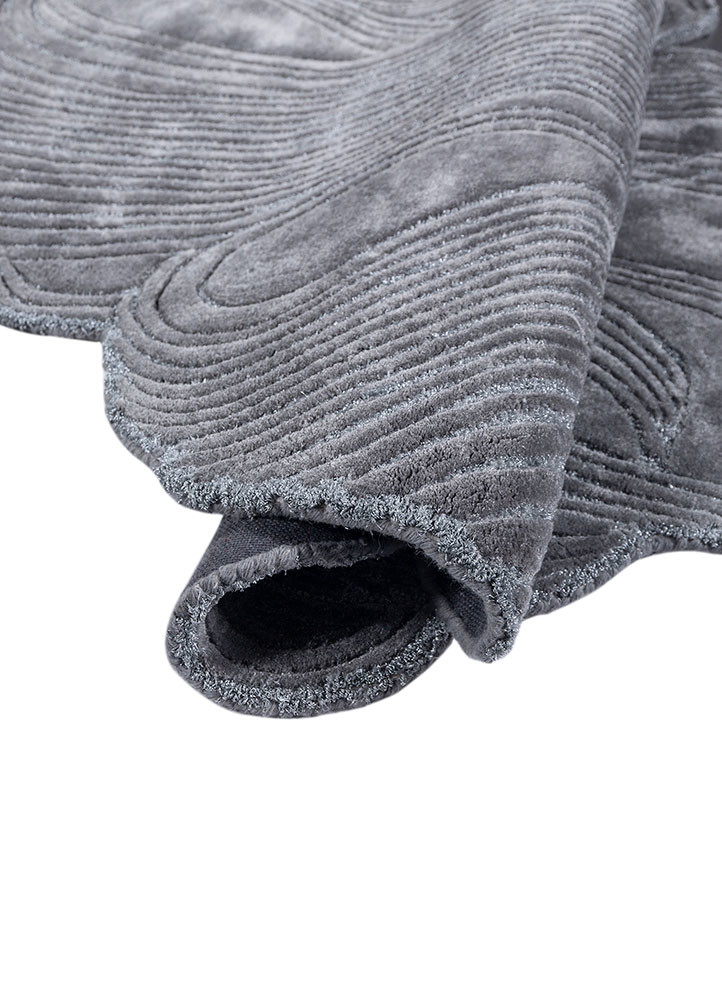 infini blue viscose hand tufted Rug - FoldShot infini blue viscose hand tufted Rug - FoldShot
