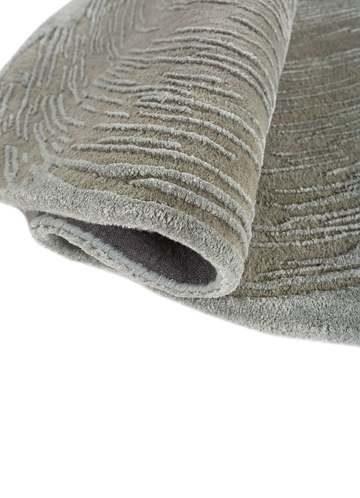 lucid blue wool and viscose hand tufted Rug - FoldShot lucid blue wool and viscose hand tufted Rug - FoldShot