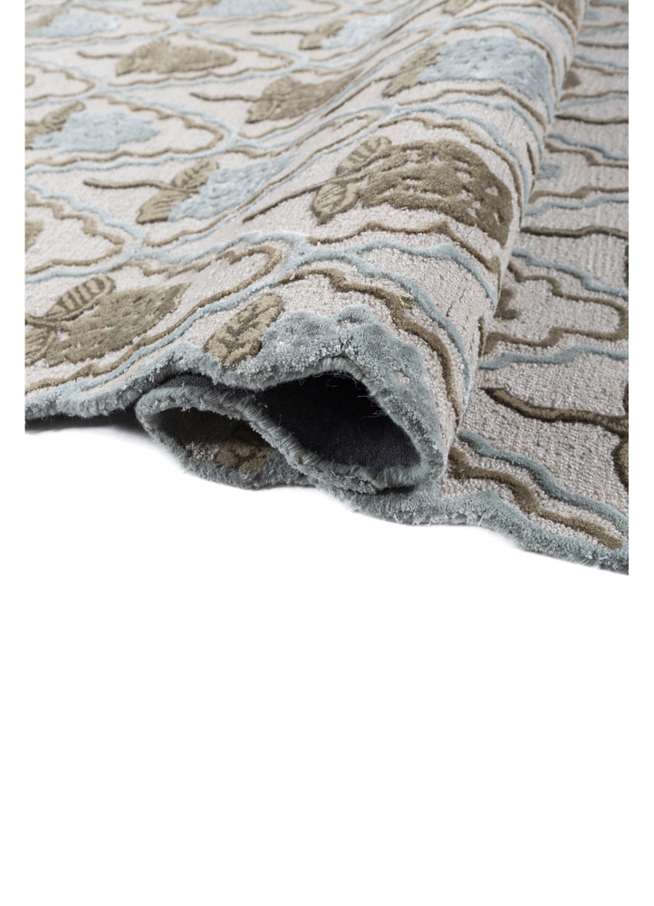 confetti ivory wool and viscose hand tufted Rug - FoldShot