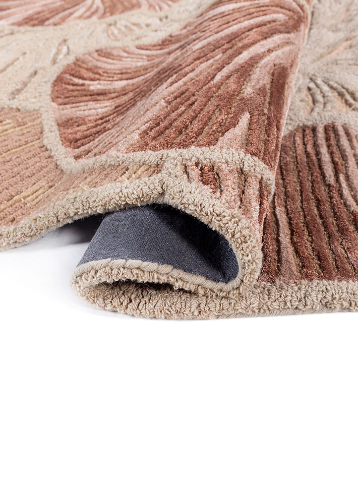 aurelia red and orange wool and viscose hand tufted Rug - FoldShot aurelia red and orange wool and viscose hand tufted Rug - FoldShot