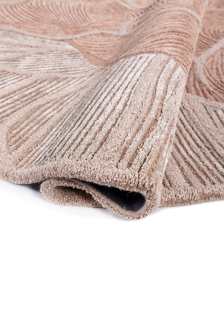 aurelia red and orange wool and viscose hand tufted Rug - FoldShot