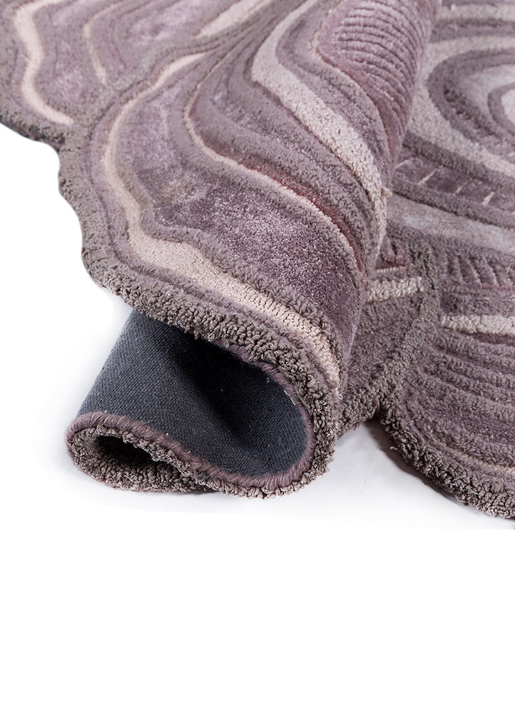 aurelia pink and purple wool and viscose hand tufted Rug - FoldShot aurelia pink and purple wool and viscose hand tufted Rug - FoldShot