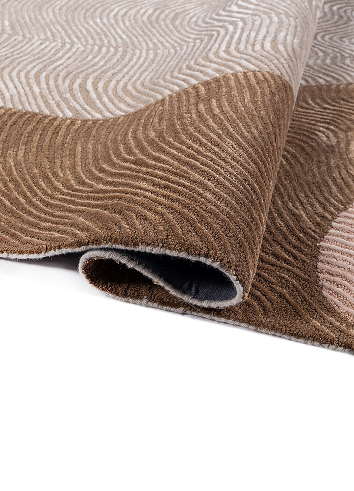 pathways green wool and viscose hand tufted Rug - FoldShot pathways green wool and viscose hand tufted Rug - FoldShot