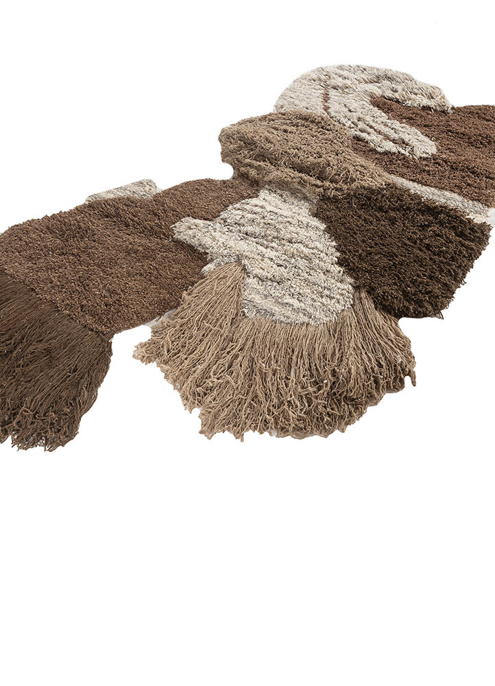 diwar beige and brown wool wall art WALL ART & TAPESTRY - FoldShot