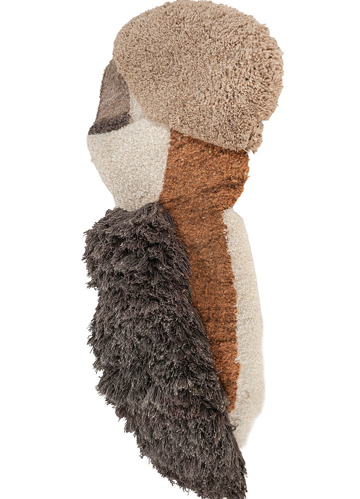 wall installation grey and black wool hand knotted WALL ART & TAPESTRY - FoldShot wall installation grey and black wool hand knotted WALL ART & TAPESTRY - FoldShot