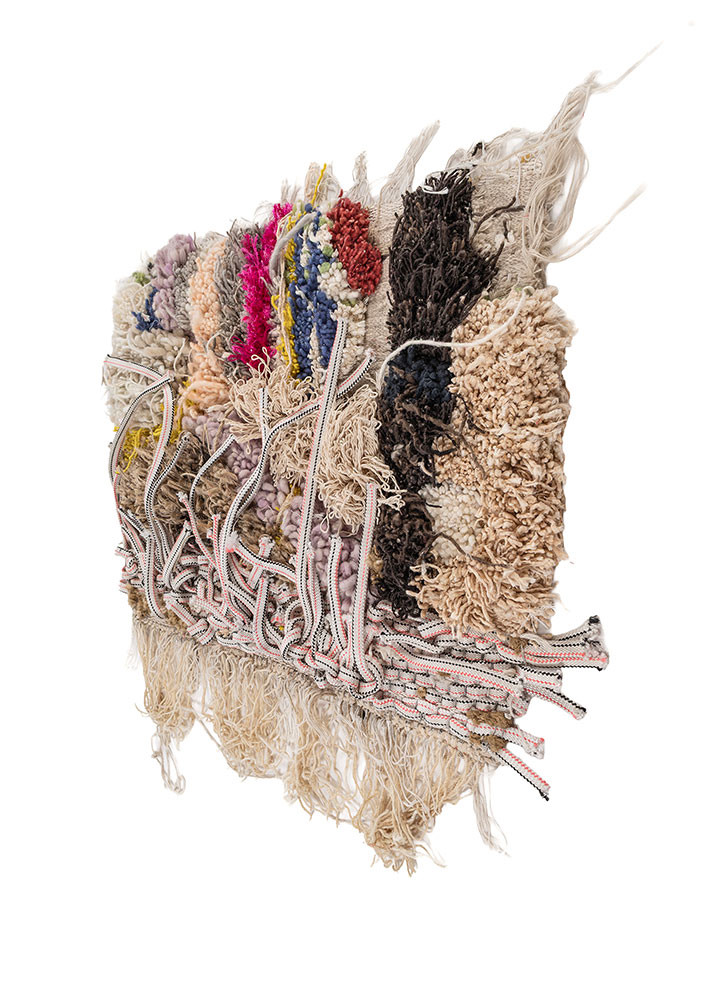 exposed spine beige and brown wool and silk wall art WALL ART & TAPESTRY - FoldShot exposed spine beige and brown wool and silk wall art WALL ART & TAPESTRY - FoldShot