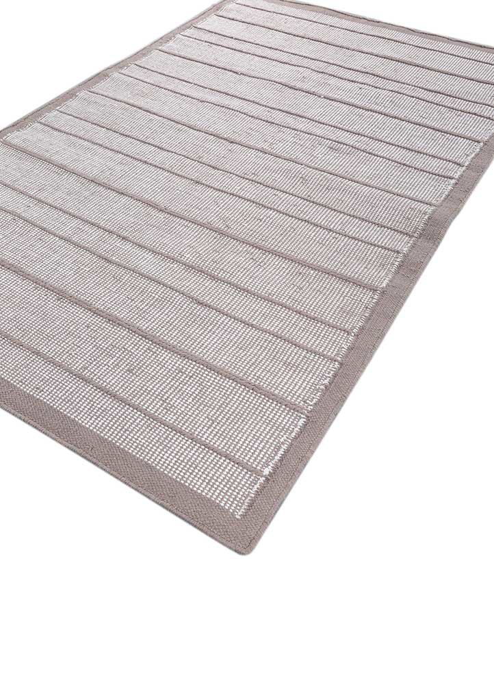 al fresco grey and black polyester flat weaves Rug - FoldShot