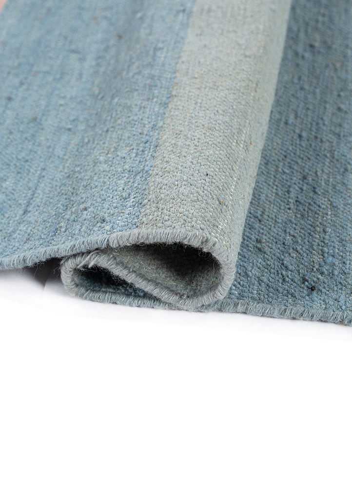 checkers ivory wool flat weaves Rug - FoldShot