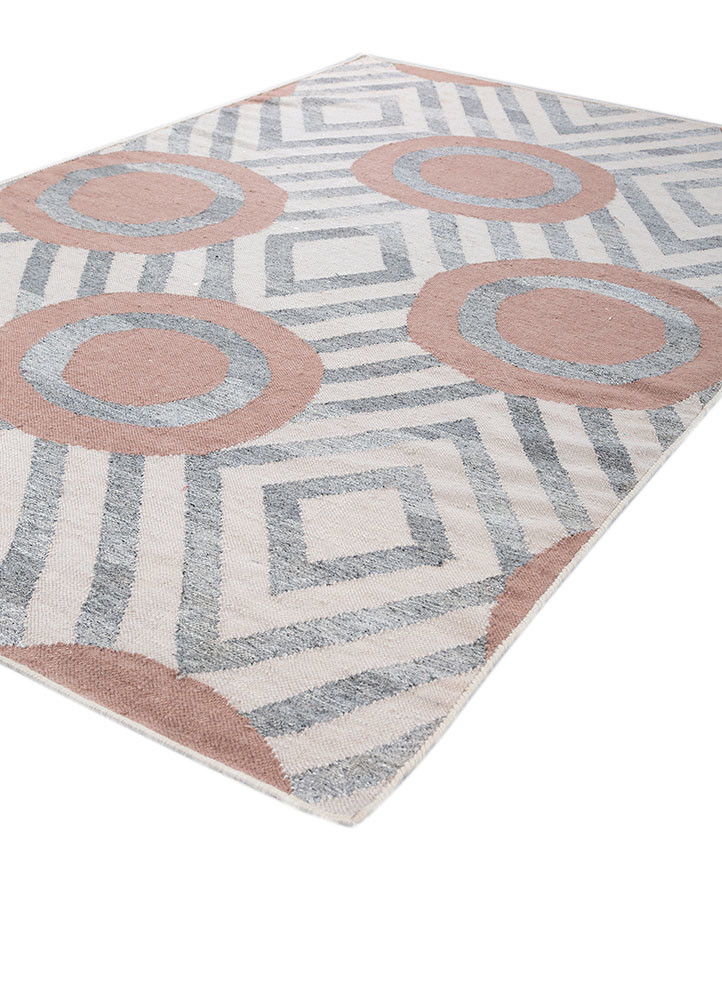 alhambra grey and black wool flat weaves Rug - FoldShot alhambra grey and black wool flat weaves Rug - FoldShot