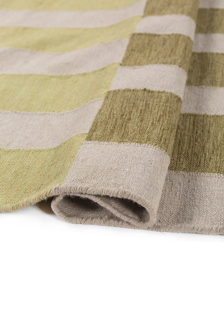 checkers ivory wool flat weaves Rug - FoldShot