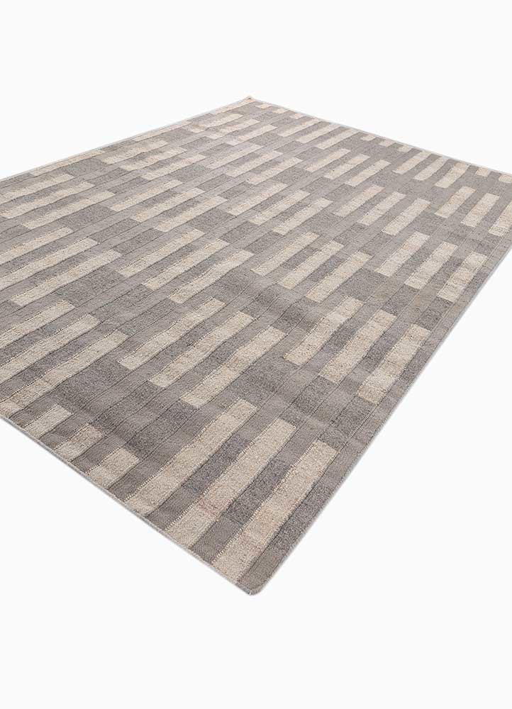 checkers ivory wool flat weaves Rug - FoldShot checkers ivory wool flat weaves Rug - FoldShot