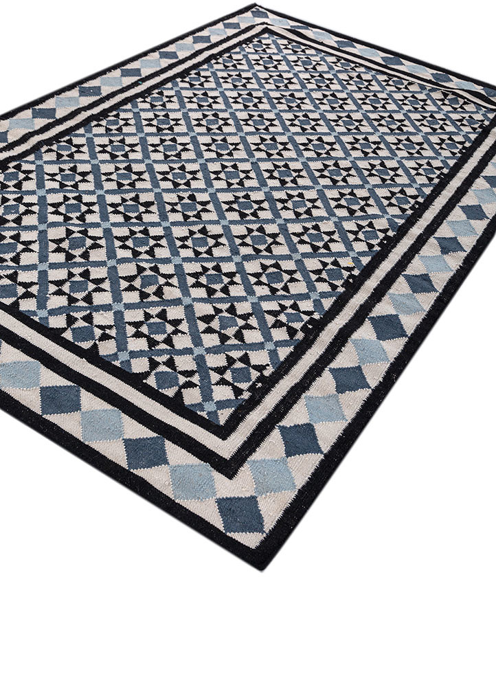 alhambra ivory wool flat weaves Rug - FoldShot alhambra ivory wool flat weaves Rug - FoldShot
