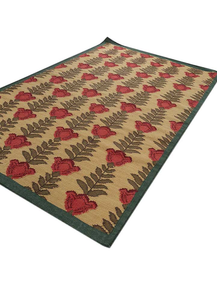 orenda gold wool flat weaves Rug - FoldShot orenda gold wool flat weaves Rug - FoldShot