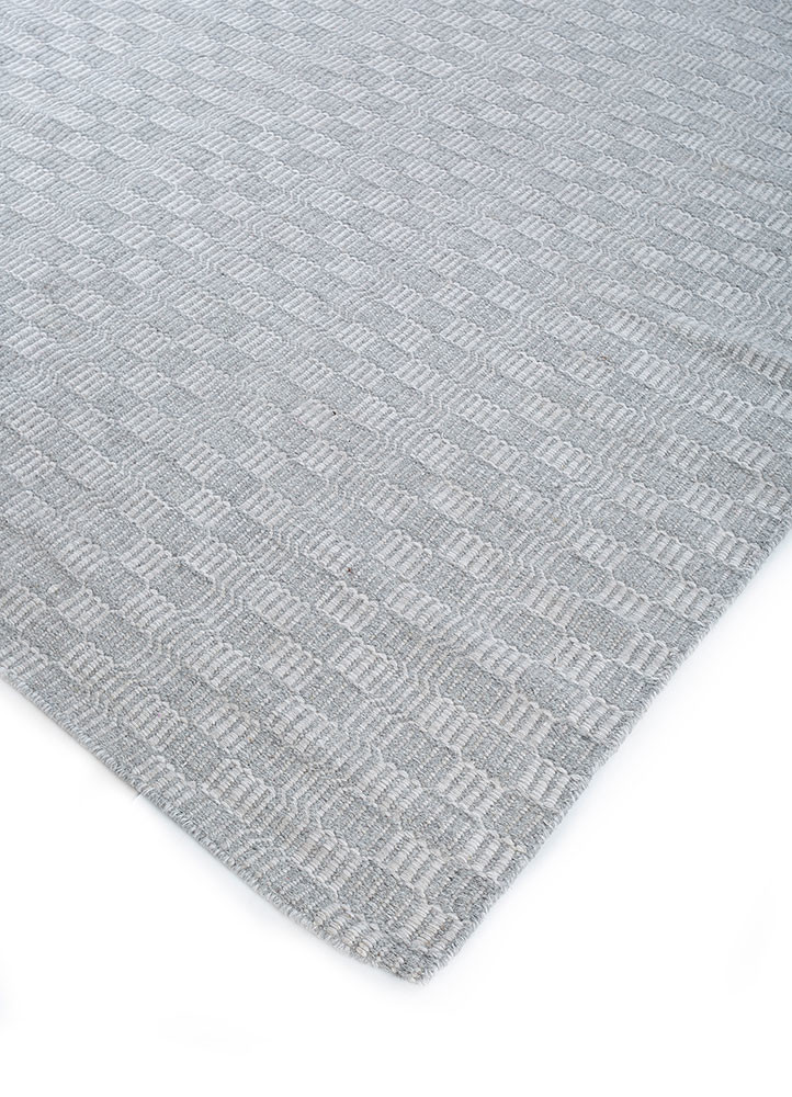 abrash grey and black wool flat weaves Rug - FoldShot abrash grey and black wool flat weaves Rug - FoldShot