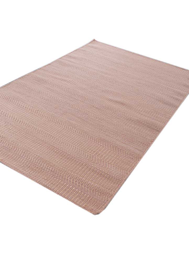 abrash pink and purple wool and viscose flat weaves Rug - FoldShot abrash pink and purple wool and viscose flat weaves Rug - FoldShot