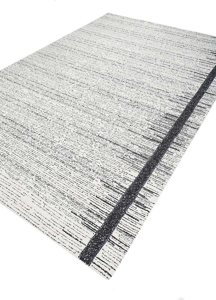 atelier ivory wool hand knotted Rug - FoldShot