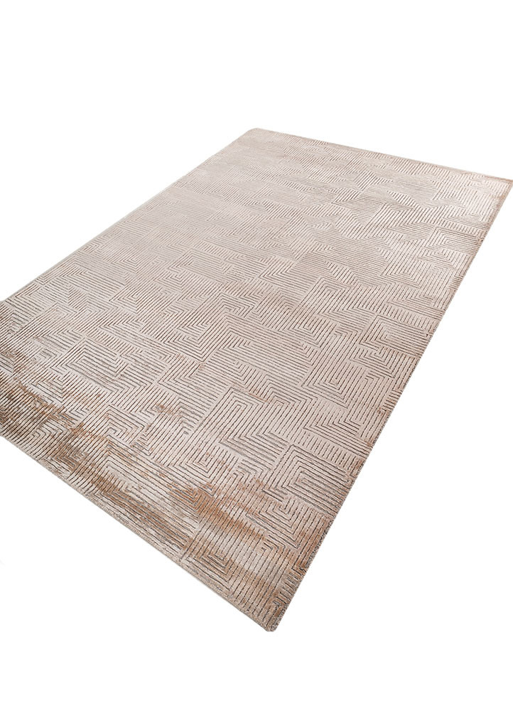 azalea red and orange wool and bamboo silk hand knotted Rug - FoldShot azalea red and orange wool and bamboo silk hand knotted Rug - FoldShot