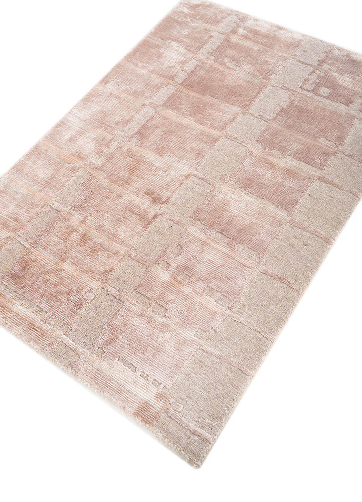 manifest beige and brown wool and bamboo silk hand knotted Rug - FoldShot manifest beige and brown wool and bamboo silk hand knotted Rug - FoldShot