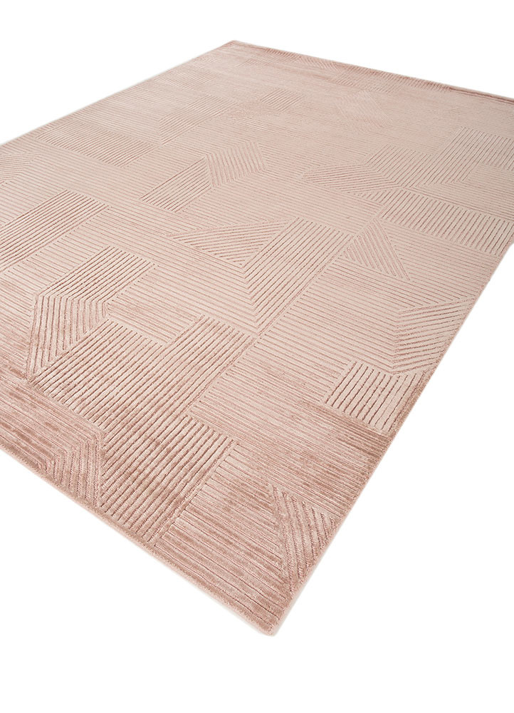 azalea red and orange wool and bamboo silk hand knotted Rug - FoldShot azalea red and orange wool and bamboo silk hand knotted Rug - FoldShot