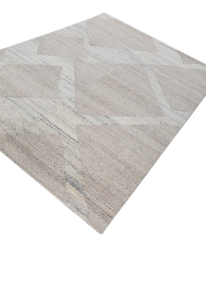 blythe ivory wool and bamboo silk hand knotted Rug - FoldShot blythe ivory wool and bamboo silk hand knotted Rug - FoldShot