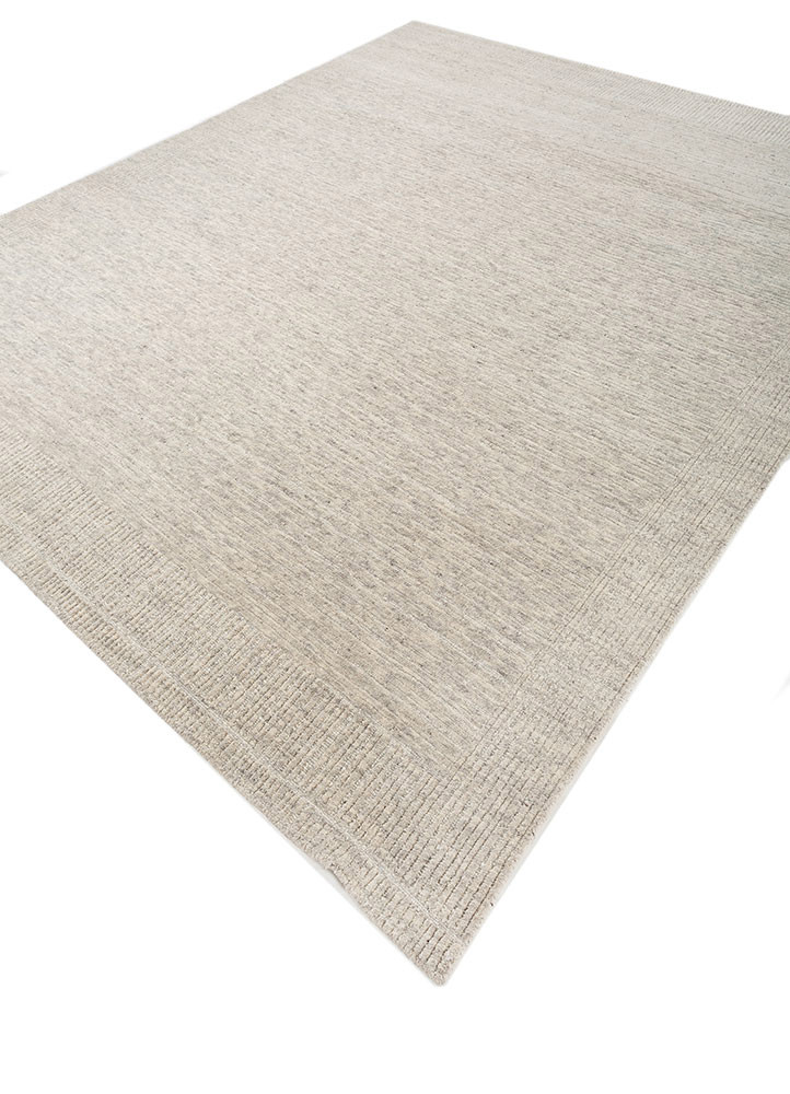 manifest ivory wool hand knotted Rug - FoldShot