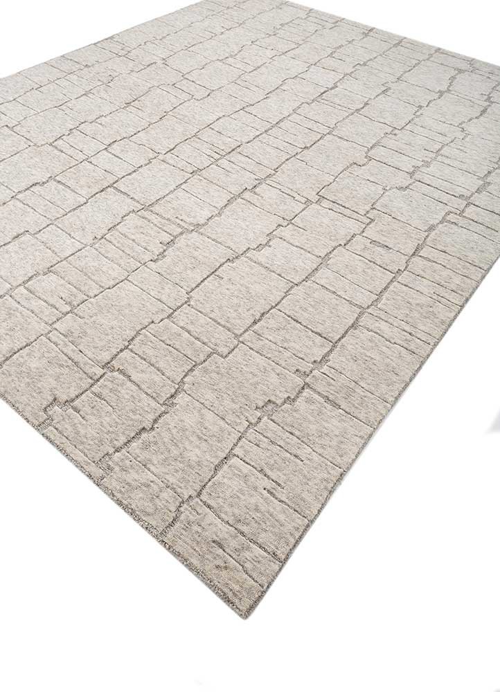 manifest ivory wool hand knotted Rug - FoldShot