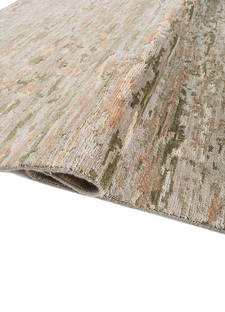 uvenuti grey and black wool hand knotted Rug - FoldShot