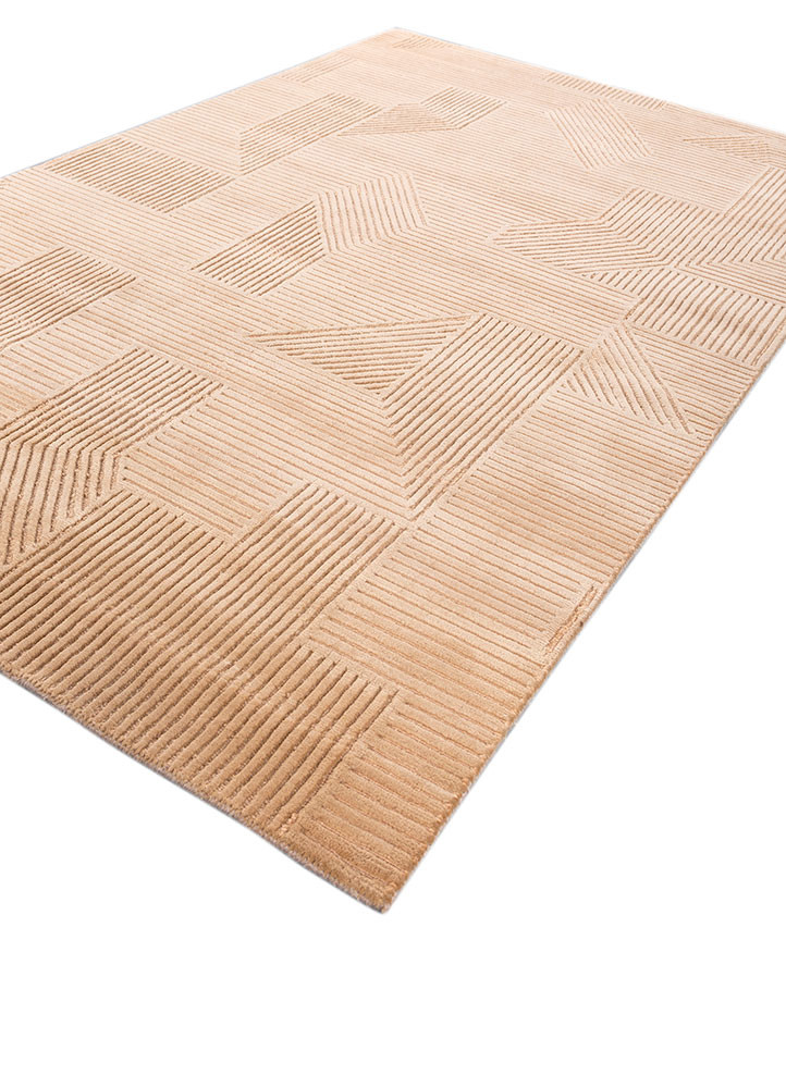 azalea gold wool hand knotted Rug - FoldShot azalea gold wool hand knotted Rug - FoldShot