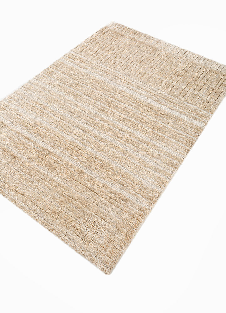 azalea beige and brown wool and silk hand knotted Rug - FoldShot azalea beige and brown wool and silk hand knotted Rug - FoldShot
