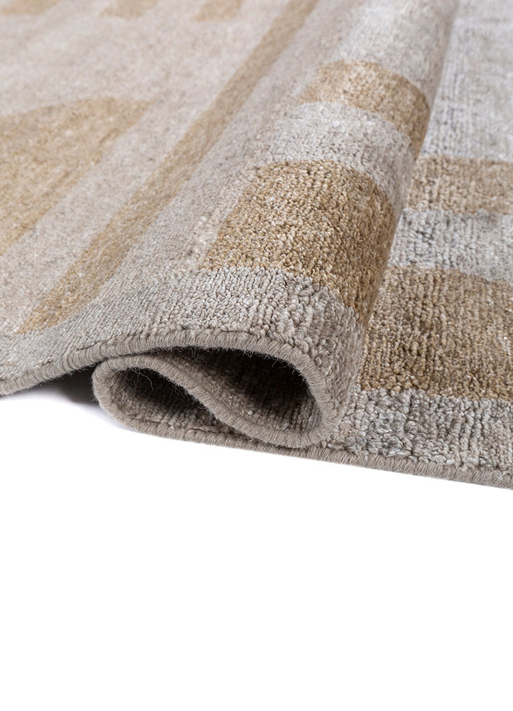 blythe grey and black wool hand knotted Rug - FoldShot blythe grey and black wool hand knotted Rug - FoldShot
