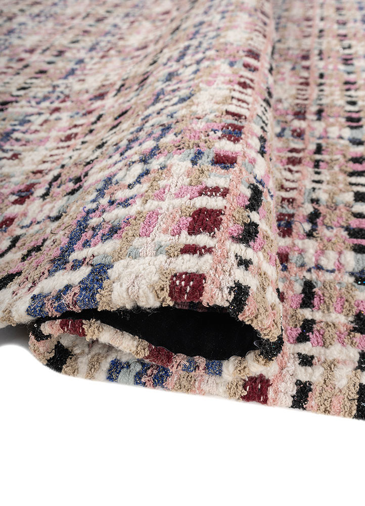 atelier ivory acrylic hand knotted Rug - FoldShot