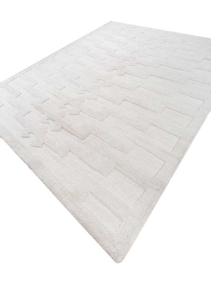 manifest ivory polyester hand knotted Rug - FoldShot manifest ivory polyester hand knotted Rug - FoldShot