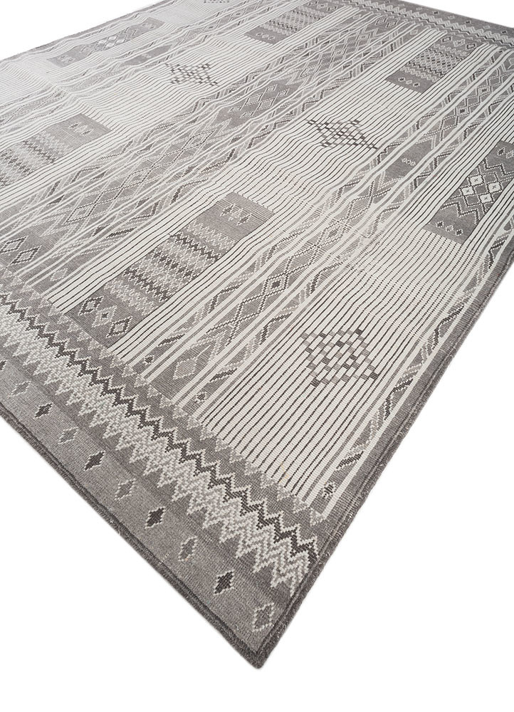 thyme ivory polyester hand knotted Rug - FoldShot thyme ivory polyester hand knotted Rug - FoldShot
