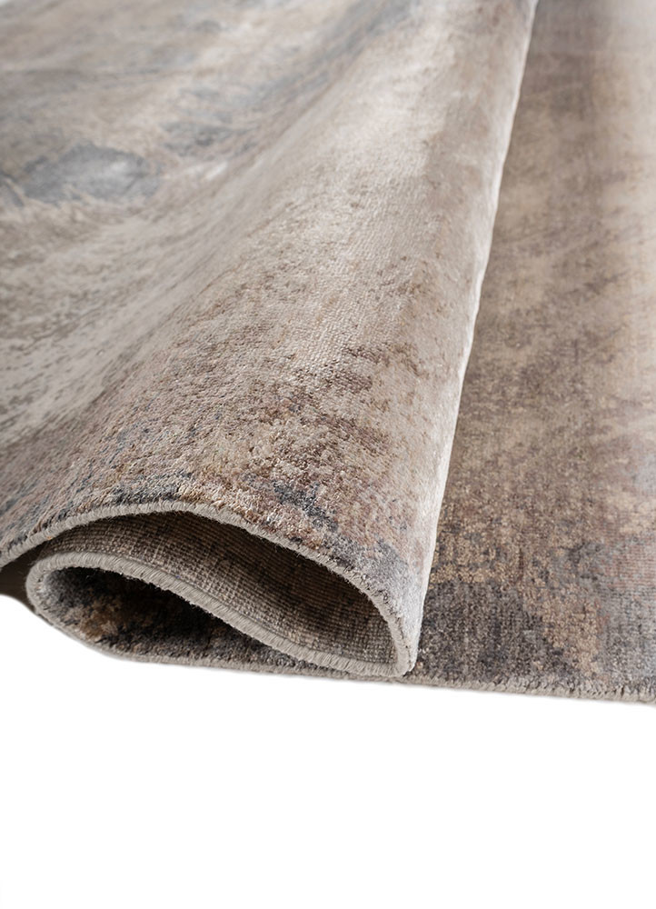 entropy blue silk hand knotted Rug - FoldShot entropy blue silk hand knotted Rug - FoldShot