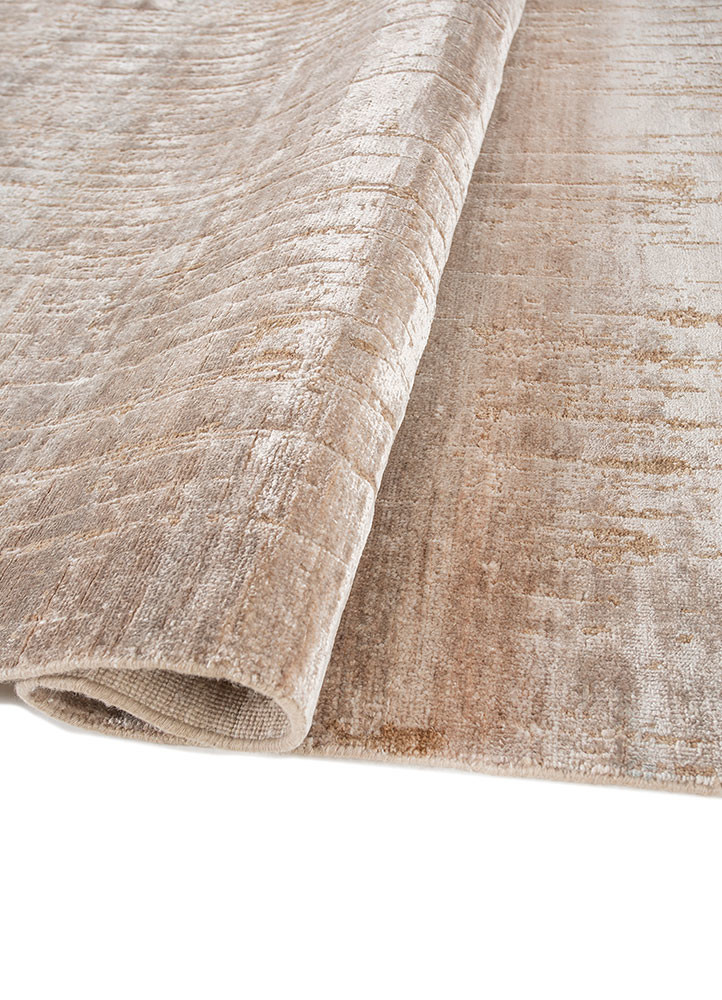 entropy ivory wool and bamboo silk hand knotted Rug - FoldShot entropy ivory wool and bamboo silk hand knotted Rug - FoldShot