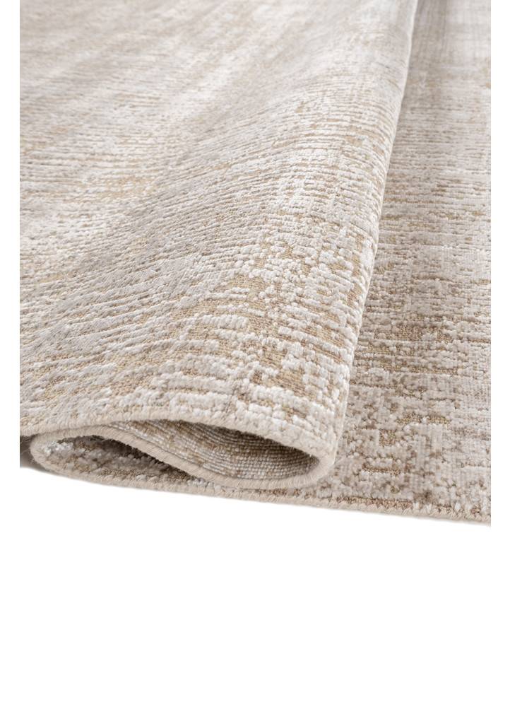 entropy ivory wool and bamboo silk hand knotted Rug - FoldShot entropy ivory wool and bamboo silk hand knotted Rug - FoldShot