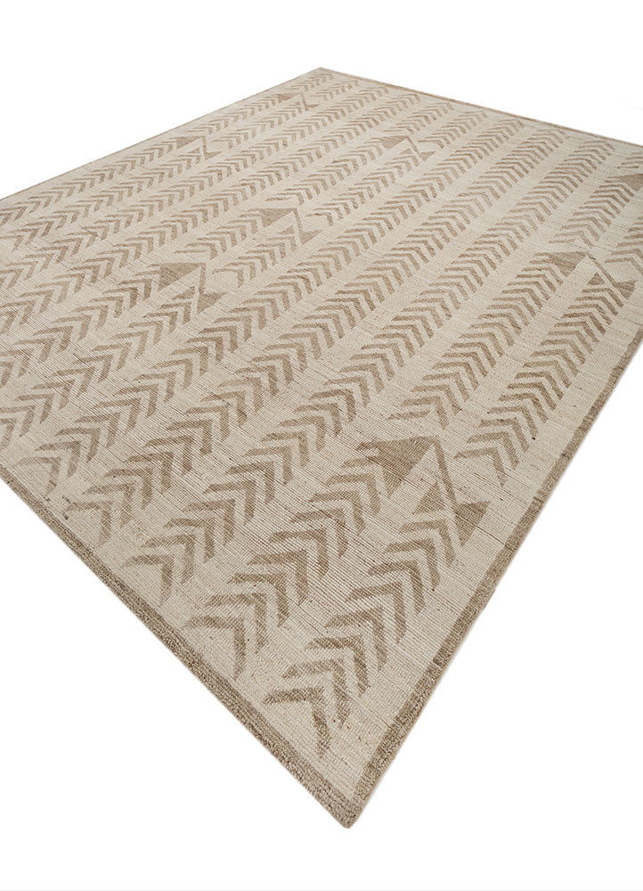 hula ivory wool hand knotted Rug - FoldShot hula ivory wool hand knotted Rug - FoldShot