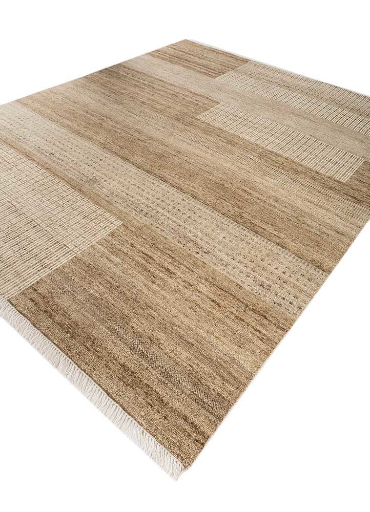 blythe beige and brown afghan wool hand knotted Rug - FoldShot blythe beige and brown afghan wool hand knotted Rug - FoldShot