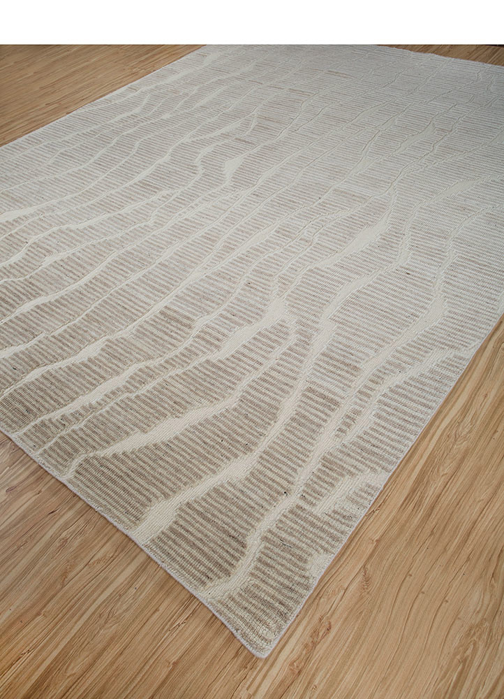 manifest ivory wool hand knotted Rug - FoldShot manifest ivory wool hand knotted Rug - FoldShot